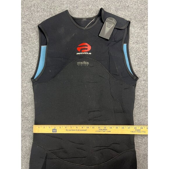 Pinnacle Wetsuit Men's XL Black Sleeveless Shorts Merino Lining Surf - Picture 4 of 7